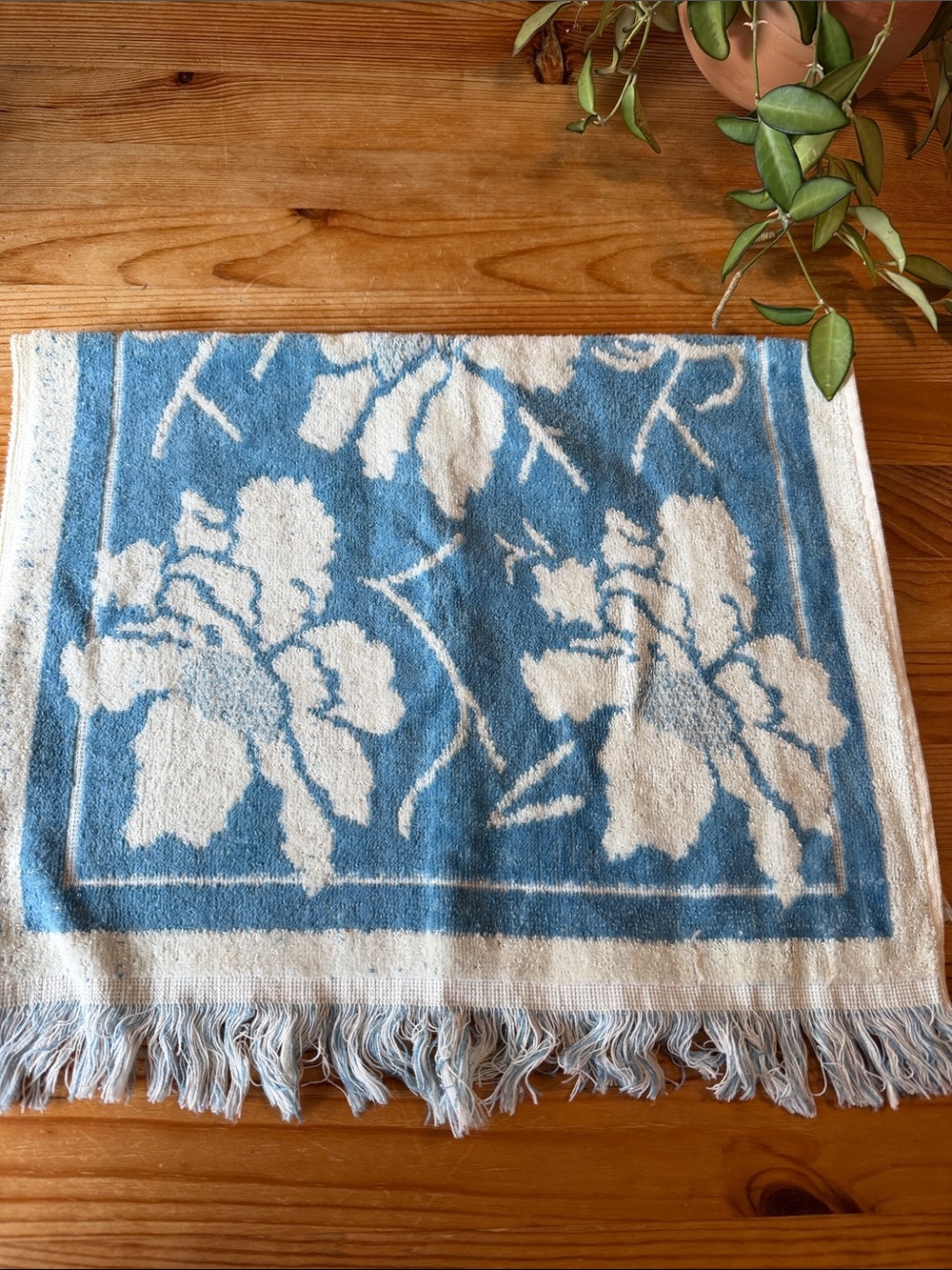 Vintage Floral Hand Towel